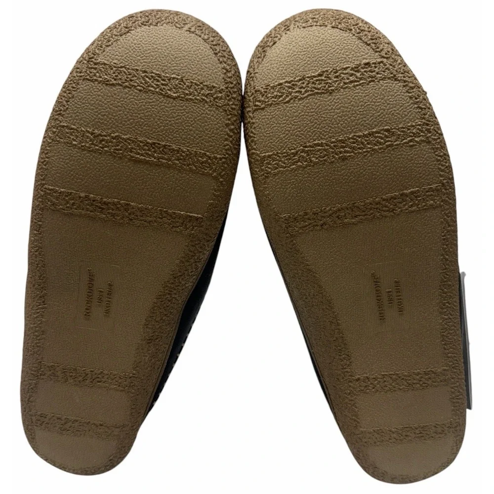 RockDove‎ Men's Memory Foam Fleece Lined Slippers Black US Size 11 New NWOB